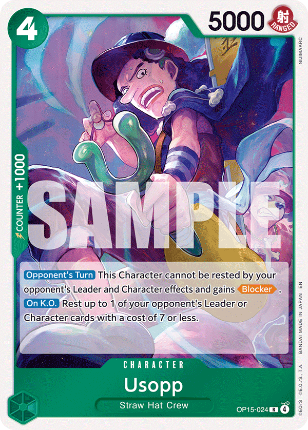 Usopp OP15-024 One Piece card