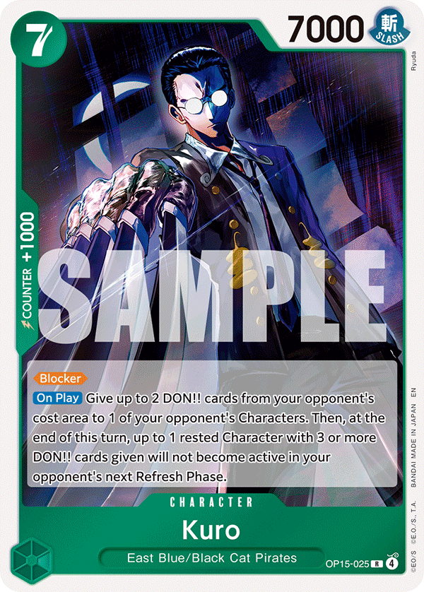 Kuro OP15-025 One Piece card