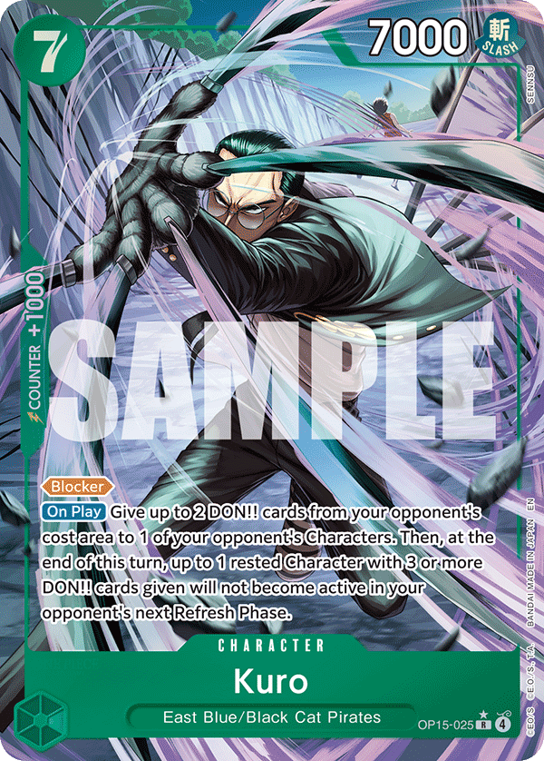 Kuro (Alternate Art) OP15-025 One Piece card
