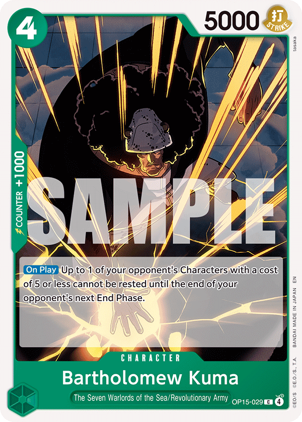 Bartholomew Kuma (OP15-029) OP15-029 One Piece card
