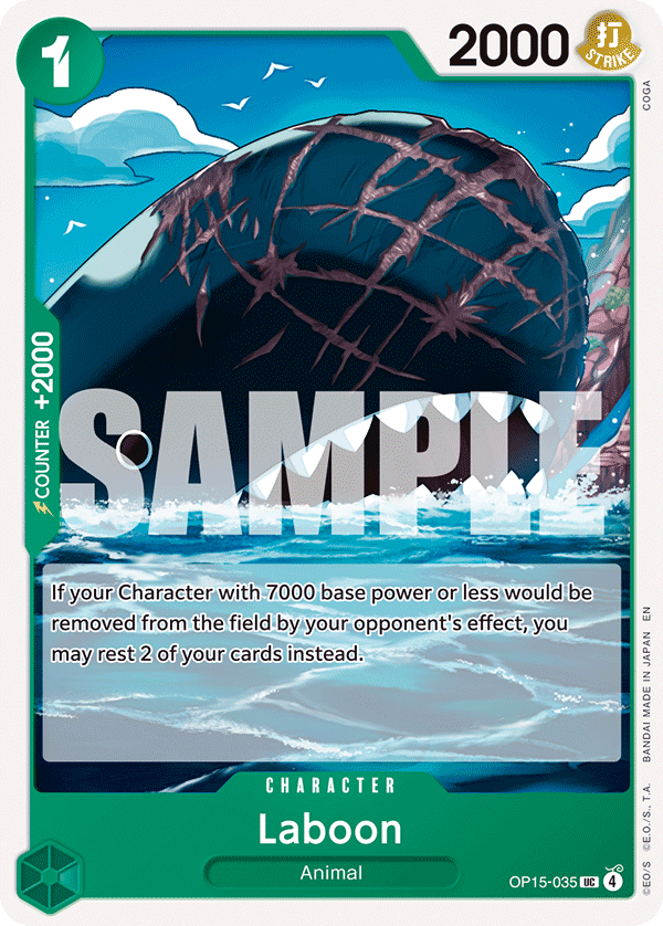 Laboon OP15-035 One Piece card