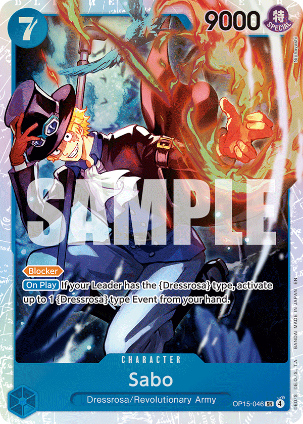 Sabo OP15-046 One Piece card