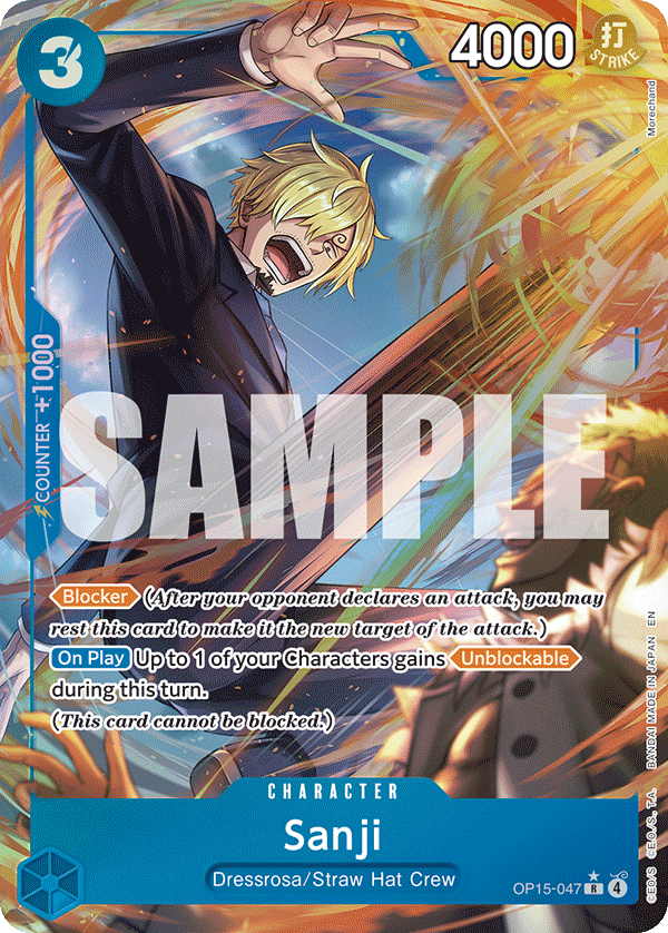 Sanji (OP15-047) (Alternate Art) OP15-047 One Piece card