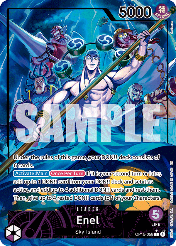 Enel (OP15-058) (Alternate Art) OP15-058 One Piece card