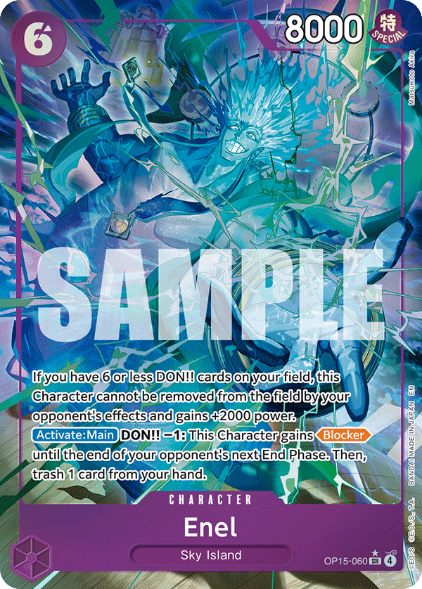 Enel (OP15-060) (Alternate Art) OP15-060 One Piece card