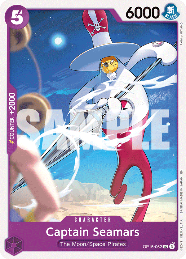 Captain Seamars OP15-062 One Piece card