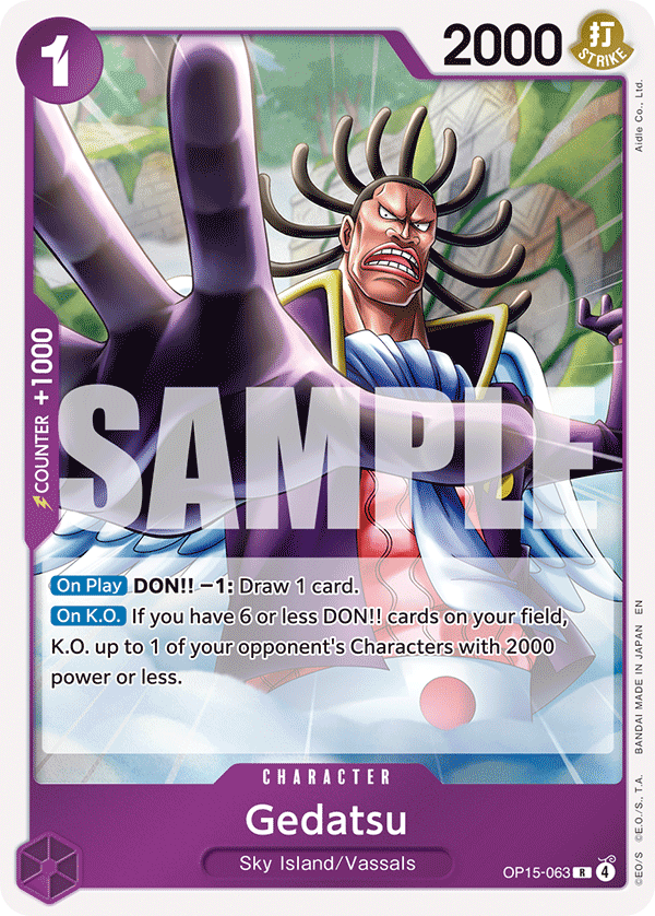 Gedatsu OP15-063 One Piece card