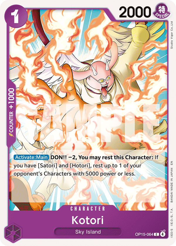 Kotori OP15-064 One Piece card