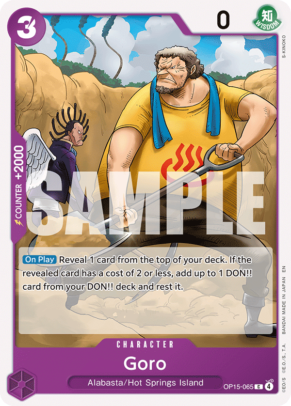 Goro OP15-065 One Piece card
