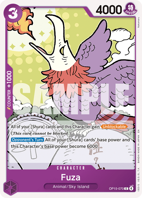 Fuza OP15-070 One Piece card