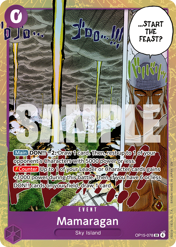 Mamaragan OP15-078 One Piece card