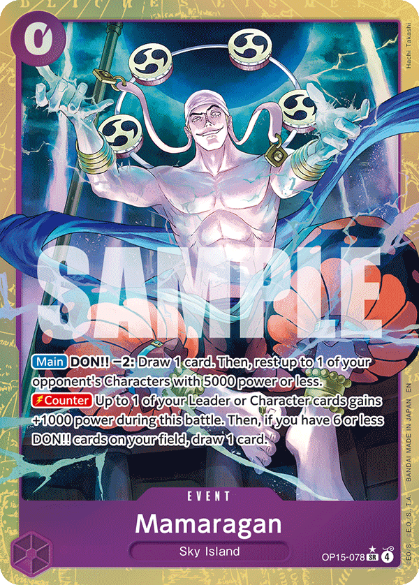 Mamaragan (Alternate Art) OP15-078 One Piece card