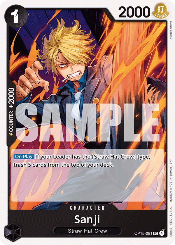 Sanji (OP15-081) OP15-081 One Piece card