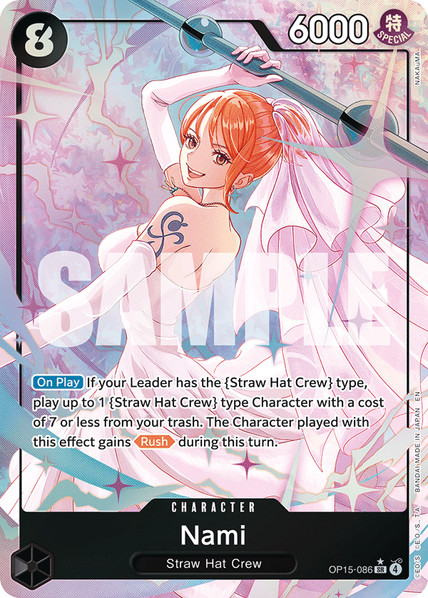 Nami (OP15-086) (Alternate Art) OP15-086 One Piece card