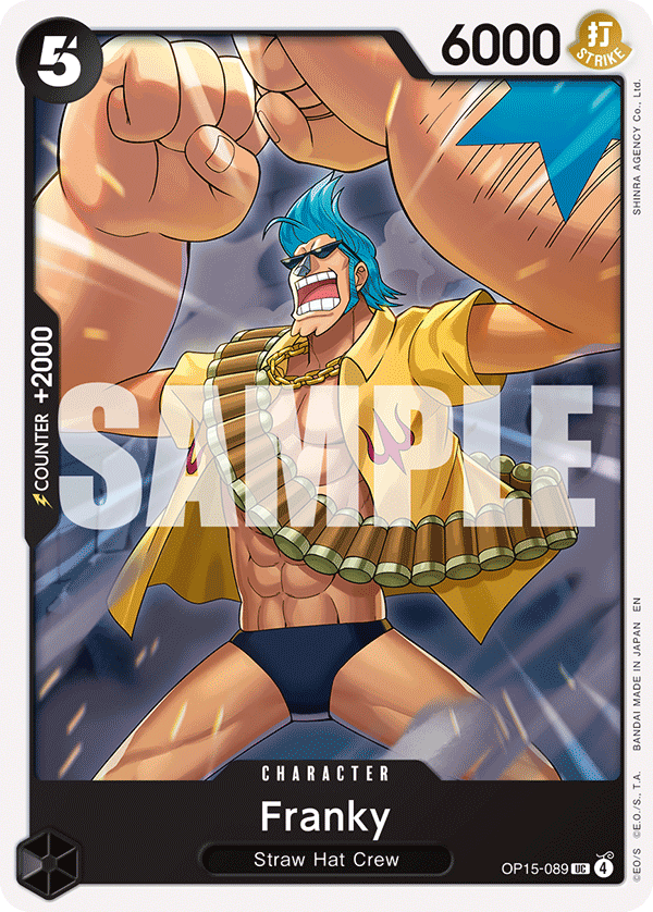 Franky OP15-089 One Piece card