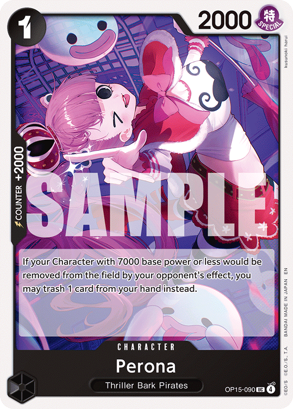 Perona OP15-090 One Piece card