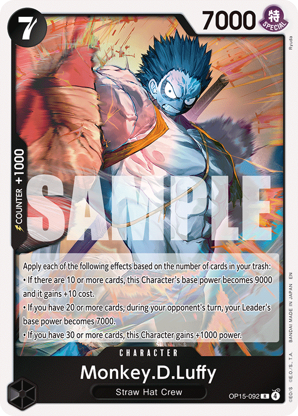 Monkey.D.Luffy (OP15-092) OP15-092 One Piece card