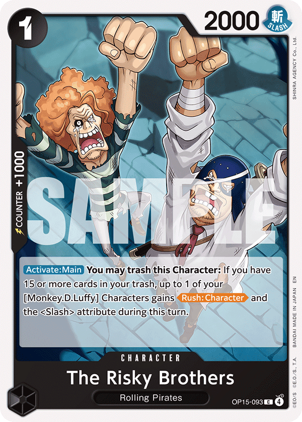 The Risky Brothers OP15-093 One Piece card