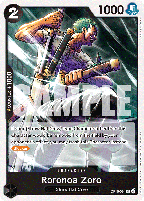 Roronoa Zoro (OP15-094) OP15-094 One Piece card