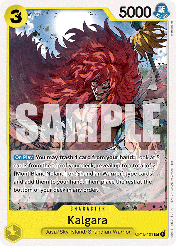 Kalgara OP15-101 One Piece card