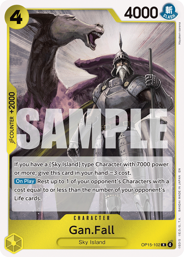 Gan.Fall OP15-102 One Piece card