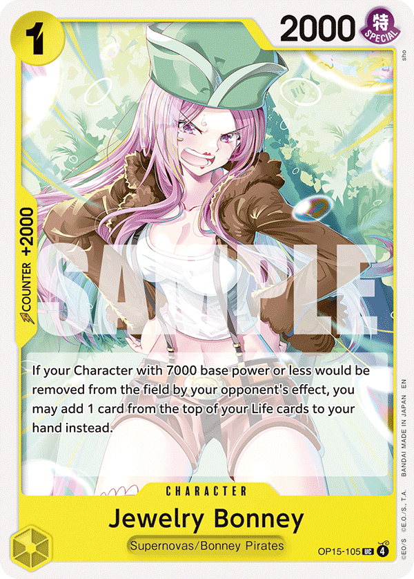 Jewelry Bonney (OP15-105) OP15-105 One Piece card