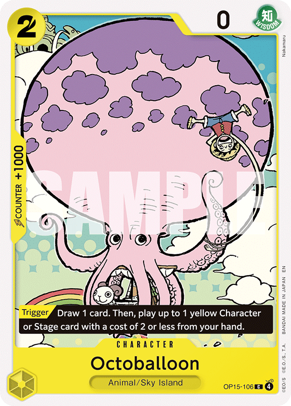Octoballoon OP15-106 One Piece card