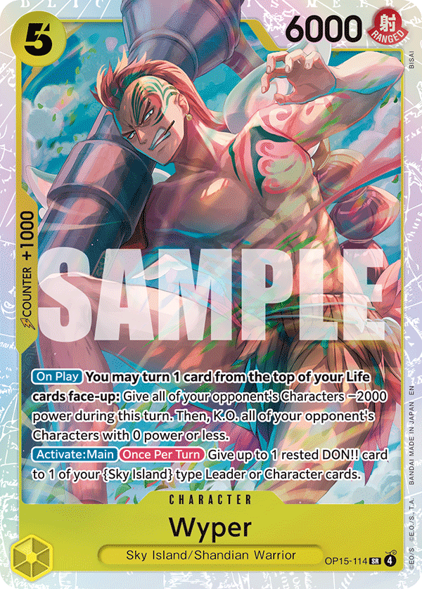 Wyper OP15-114 One Piece card