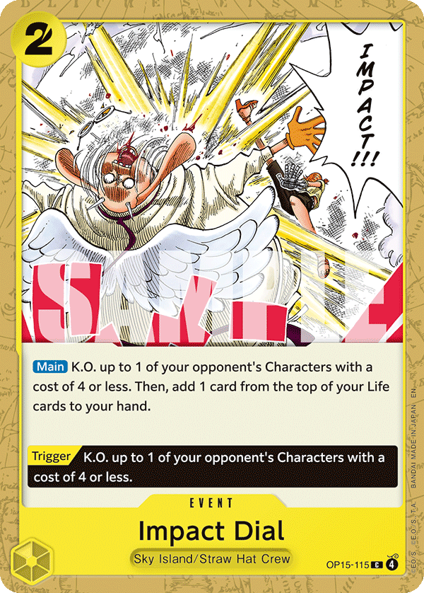 Impact Dial OP15-115 One Piece card