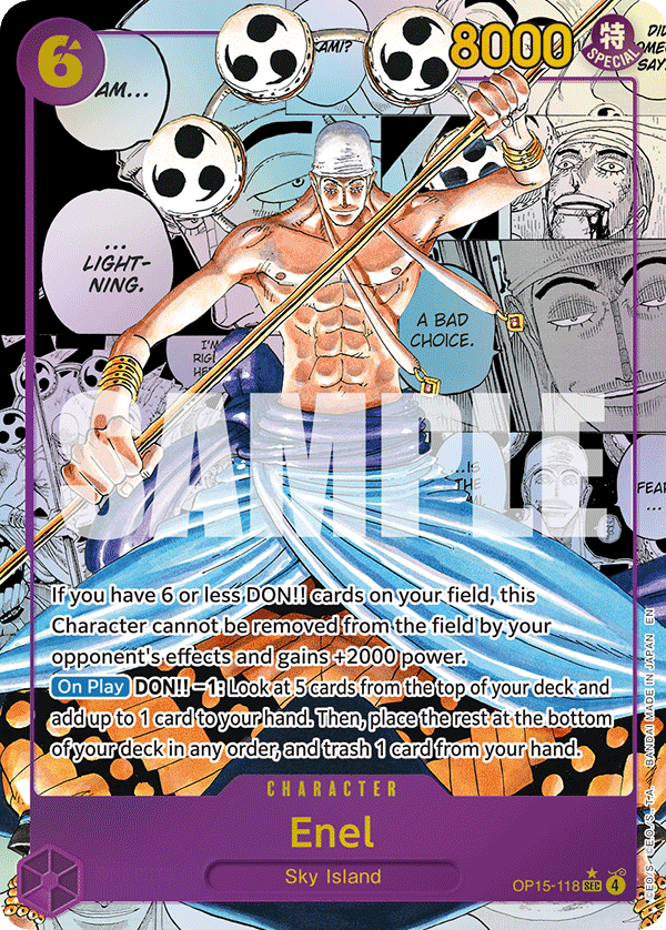 Enel (OP15-118) (Manga) OP15-118 One Piece card
