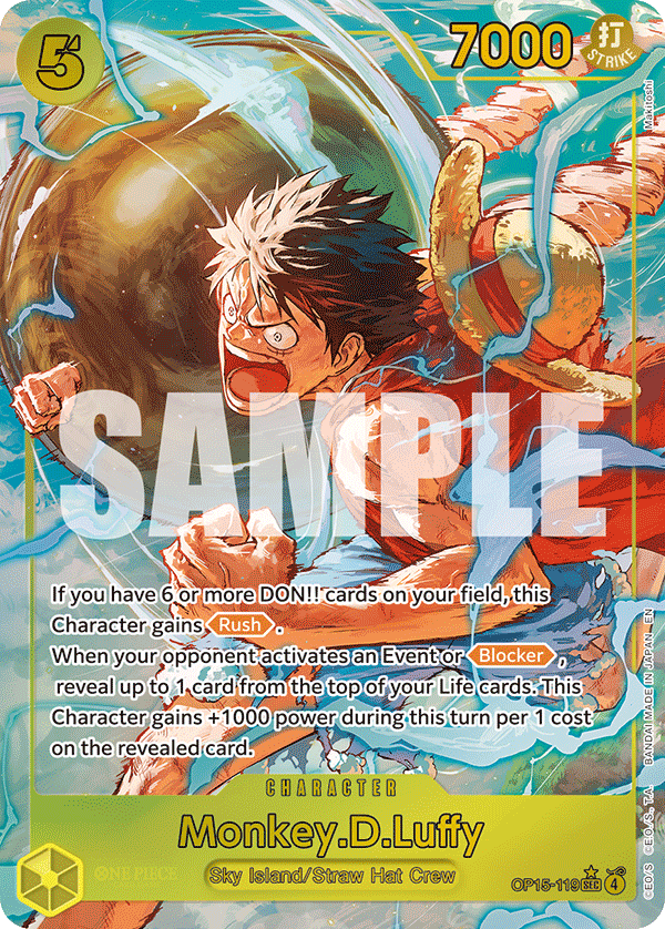 Monkey.D.Luffy (OP15-119) (Alternate Art) OP15-119 One Piece card