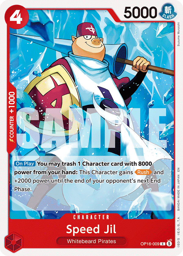 Speed Jil OP16-009 One Piece card
