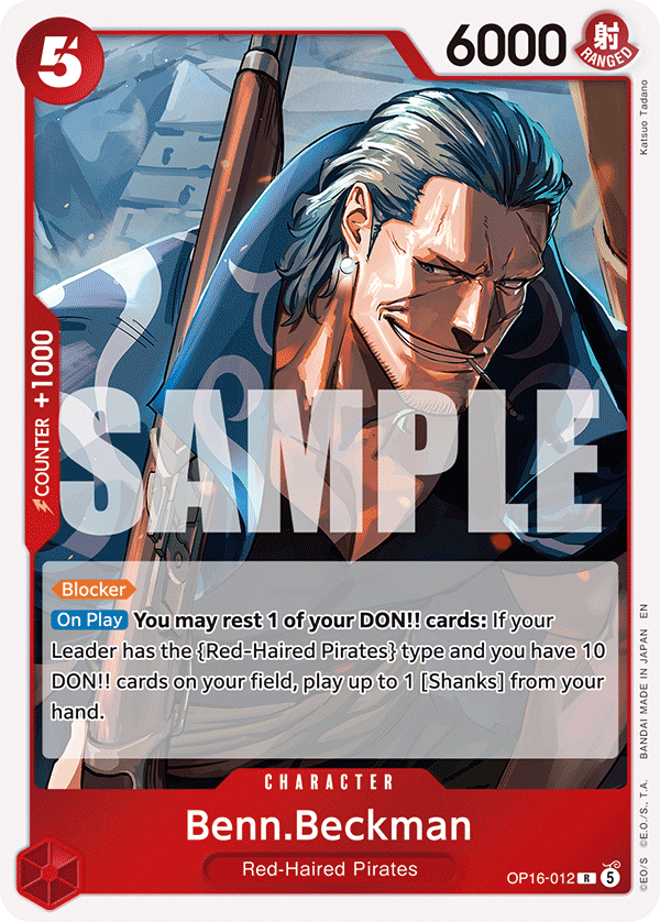 Benn.Beckman OP16-012 One Piece card