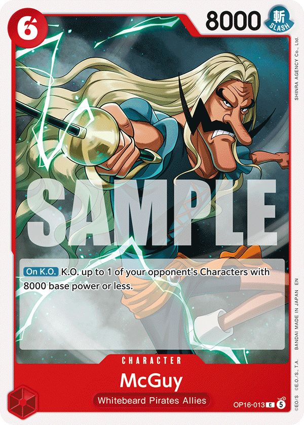 McGuy OP16-013 One Piece card