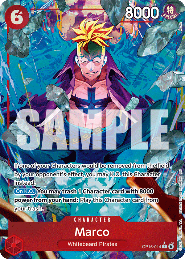 Marco (Alternate Art) OP16-014 One Piece card