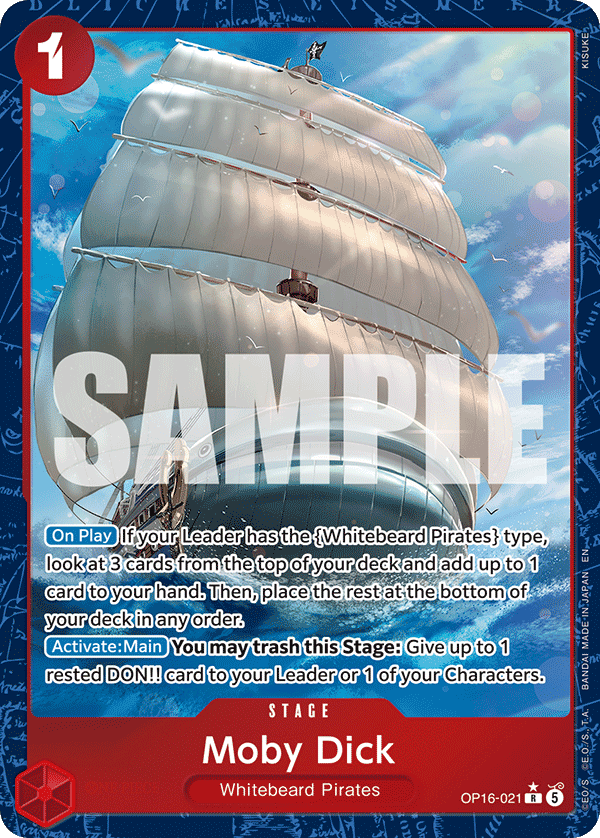 Moby Dick (Alternate Art) OP16-021 One Piece card