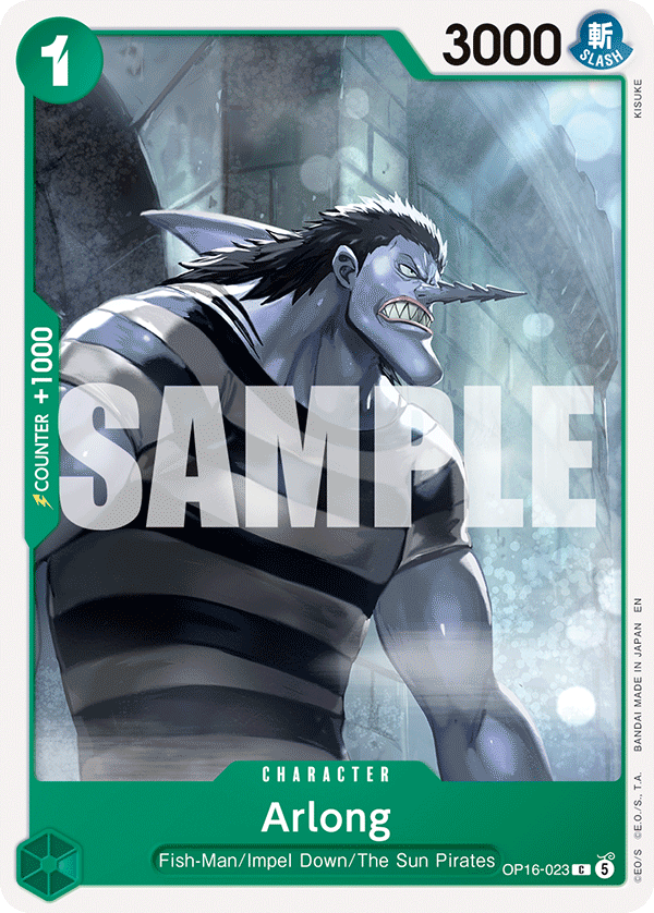 Arlong OP16-023 One Piece card