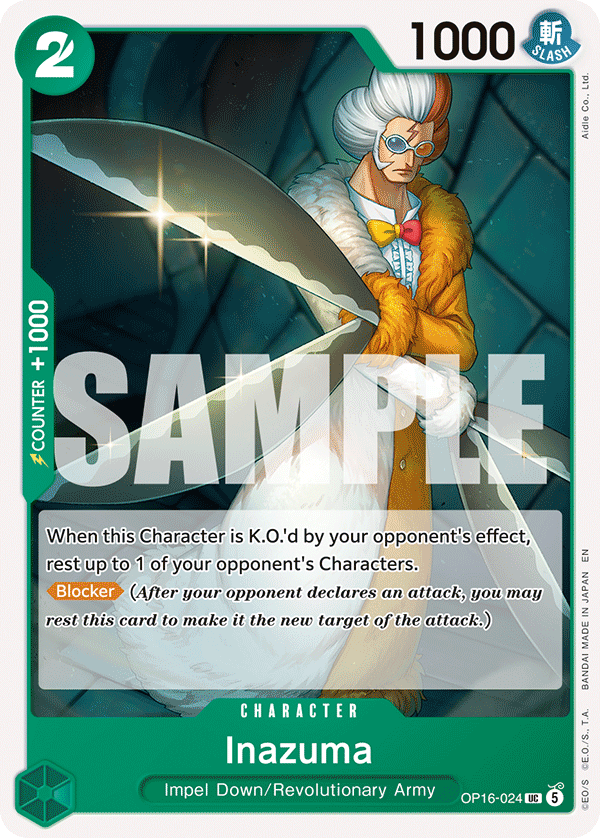 Inazuma OP16-024 One Piece card