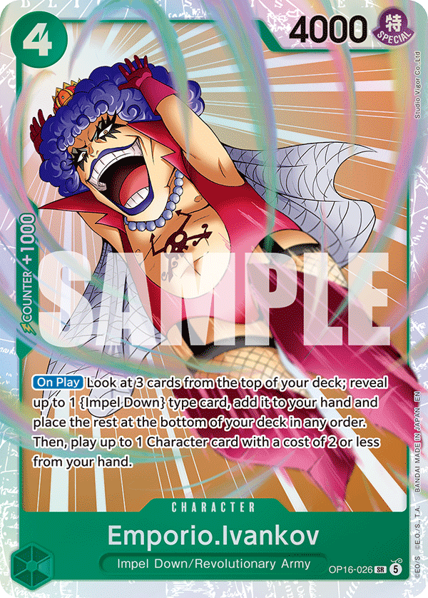 Emporio.Ivankov (026) OP16-026 One Piece card