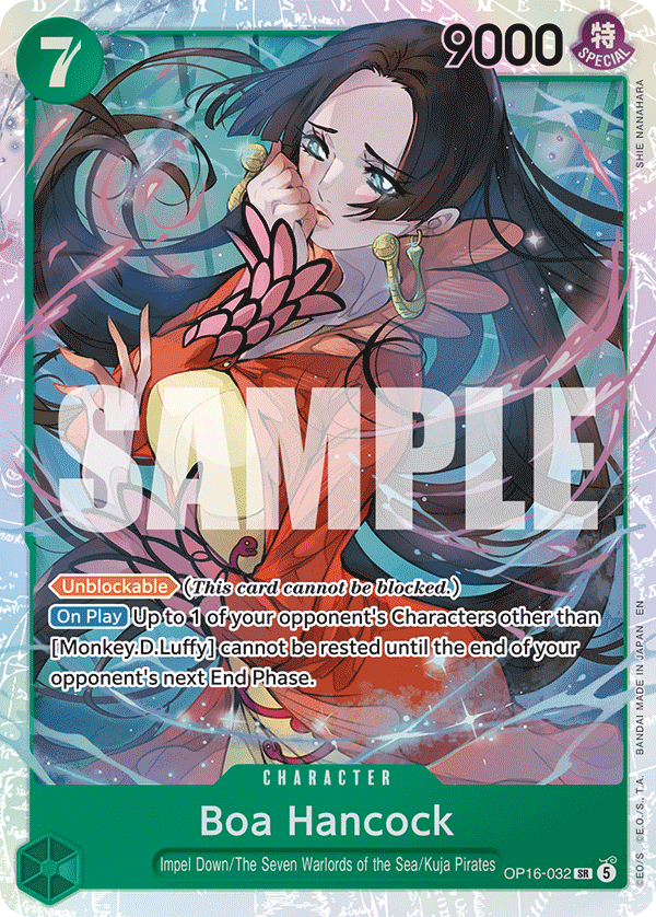 Boa Hancock OP16-032 One Piece card