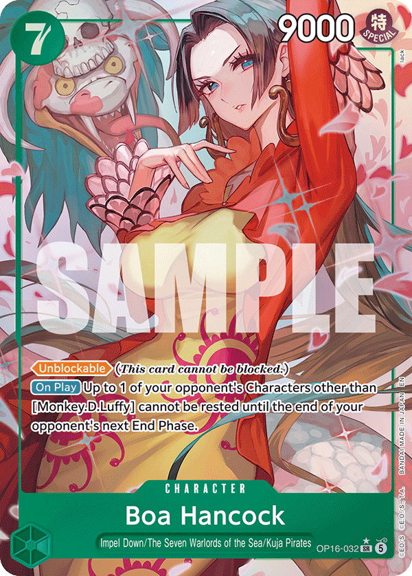 Boa Hancock (Alternate Art) OP16-032 One Piece card