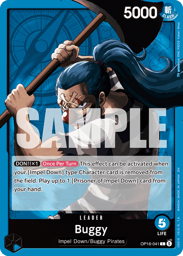 Buggy (041) OP16-041 One Piece card