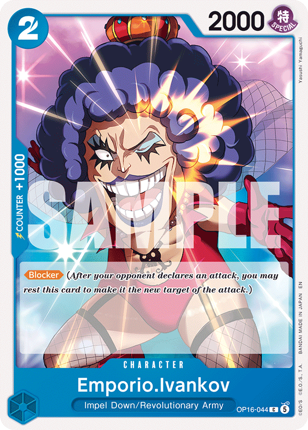 Emporio.Ivankov (044) OP16-044 One Piece card