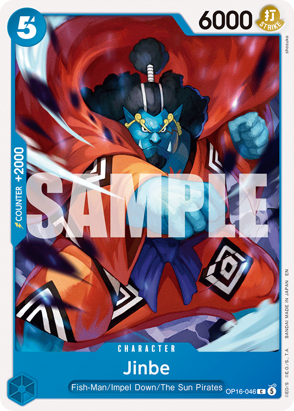 Jinbe (046) OP16-046 One Piece card