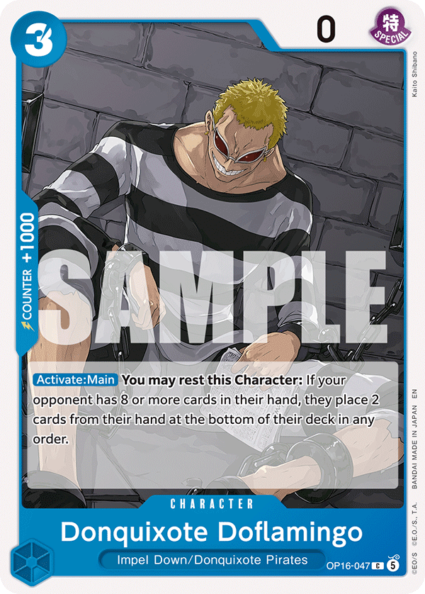 Donquixote Doflamingo (047) OP16-047 One Piece card