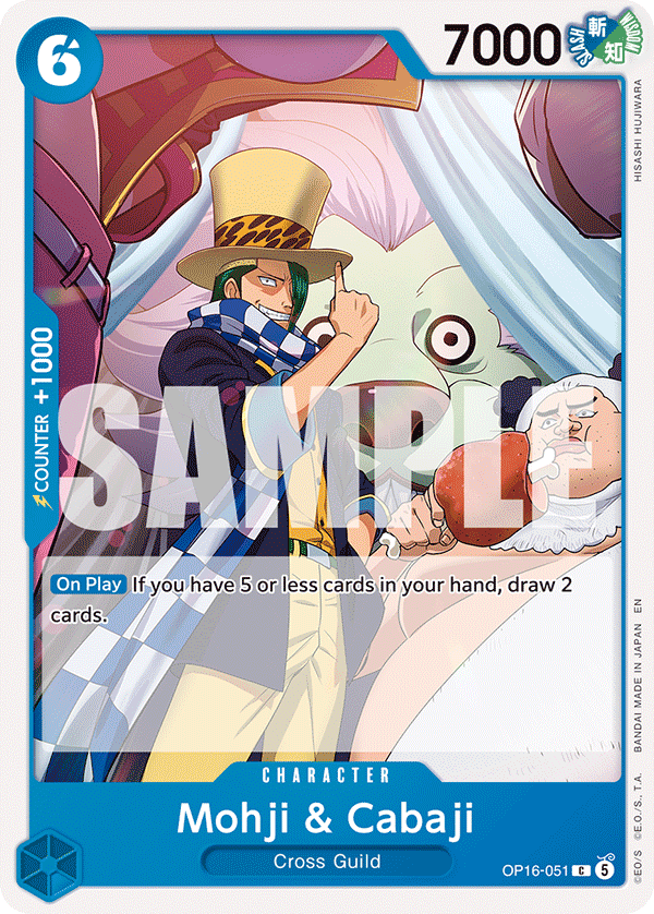 Mohji & Cabaji OP16-051 One Piece card