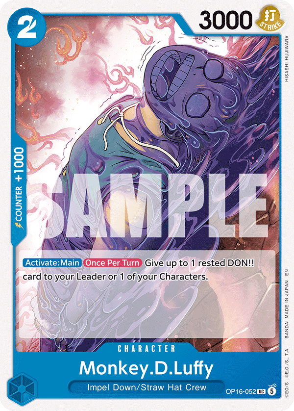 Monkey.D.Luffy (052) OP16-052 One Piece card