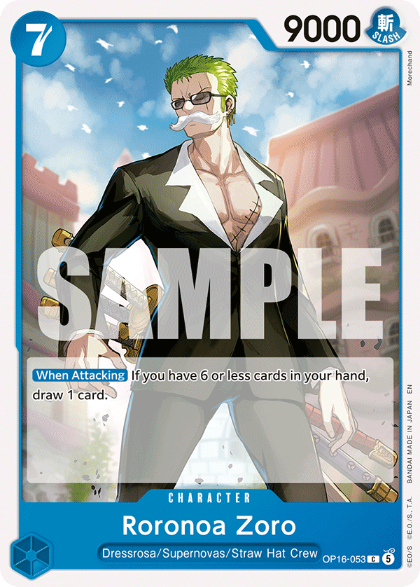 Roronoa Zoro (053) OP16-053 One Piece card