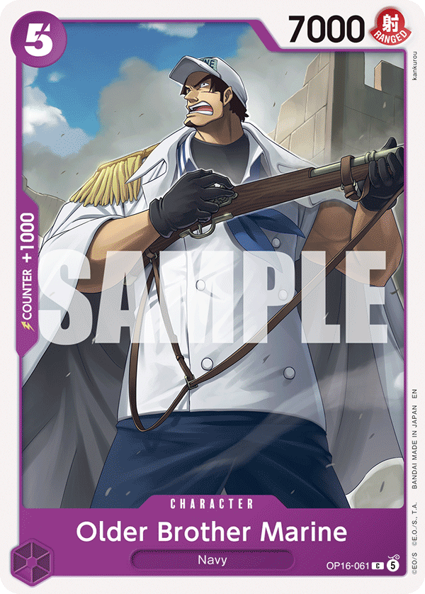 Older Brother Marine OP16-061 One Piece card
