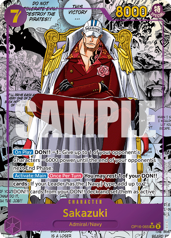 Sakazuki (Manga) OP16-065 One Piece card